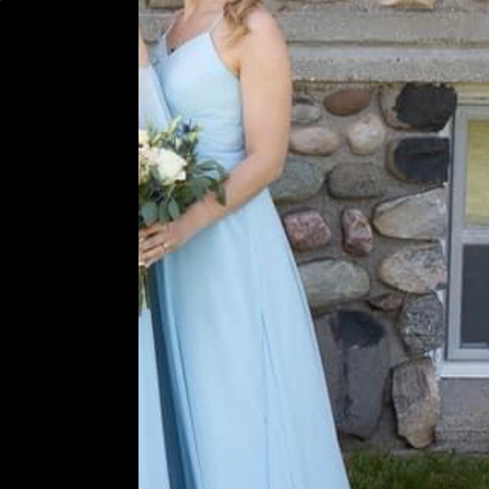 Azazie Sky Blue Bridesmaid Dress